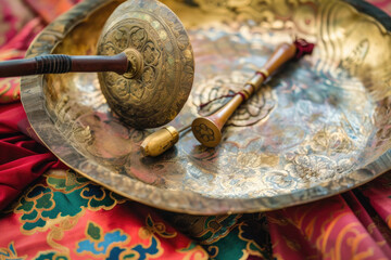 Invoking serenity with Tibetan ritual instruments and music