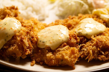 pork cutlet on a plate	
