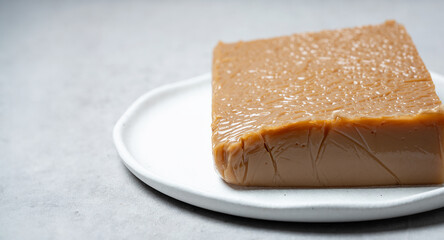 Acorn jelly on a plate