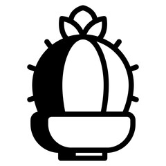 cactus in pot icon