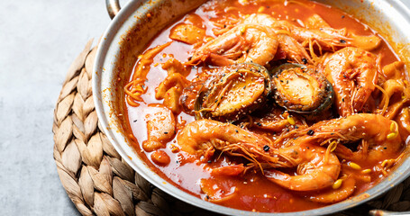 Braised Spicy Seafood,Braised Spicy Seafood and Octopus 