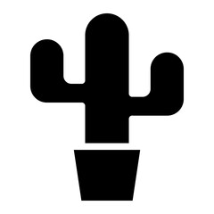 cactus in pot icon