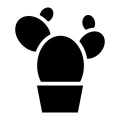 cactus in pot icon