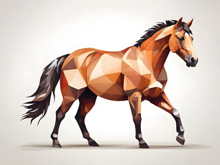 "Majestic full body horse: A Modern Polygonal Vector Illustration"
"Fantasy full body horse Art: Vibrant Watercolor Design on White Background"
"Mythical full body horse Logo: Trendy Polygonal Style V