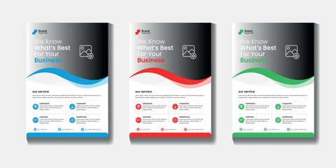 Modern e-commerce business flyer poster cover social media banner design template