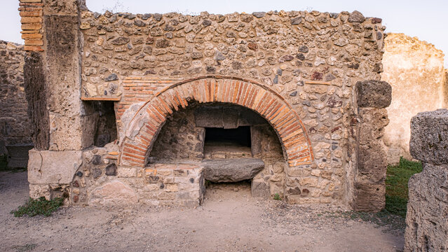 Ancient Oven Recovered from Archaeological Site of Pompeii