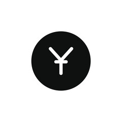 Yuan icon isolated on transparent background