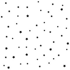 Star Pattern Background. pattern of star doodle. Star hand drawn.	