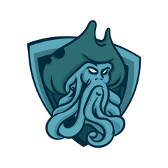 Kraken Pirates Esports Mascot Logo Design