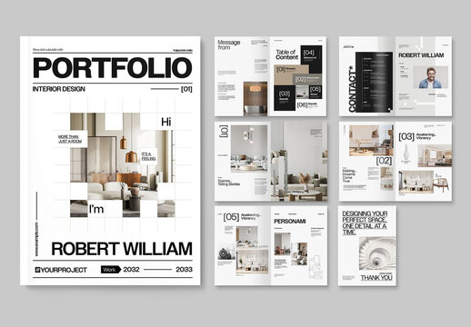 Portfolio Magazine Layout