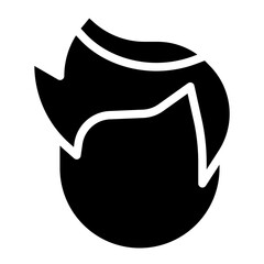 barber glyph icon