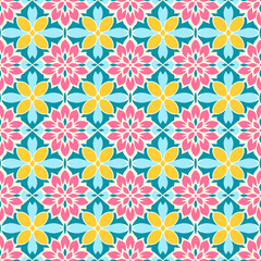 Singapore Peranakan seamless pattern, lotus pattern, seamless tile, background, Peranakan culture, Nyonya motifs, Nyonya pattern