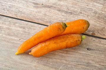 Yoiung natural organic carrot heap