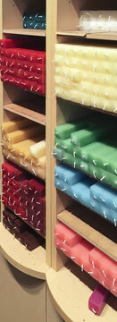 Square Candles of Many Colors