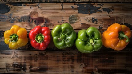 Sweet peppers. Generative AI