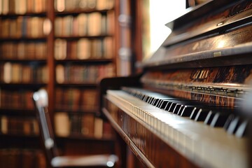 Piano music suitable for listening in a library