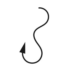 Abstract Line Arrow