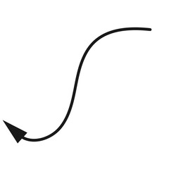 Abstract Line Arrow