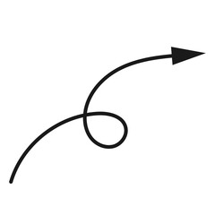 Abstract Line Arrow