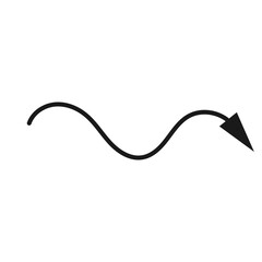 Abstract Line Arrow