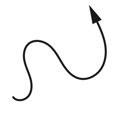 Abstract Line Arrow