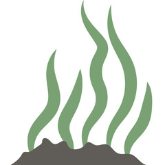 Flat Seawed Illustration