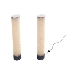 floor lamp isolated on white background, interior lighting, 3D illustration, cg render