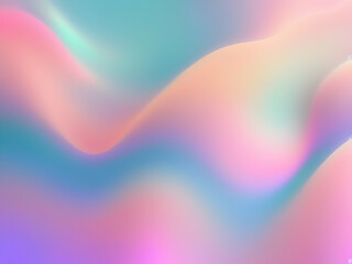 Beautiful 4K color gradient background with color noise. Abstract pastel holographic blurred grain gradient banner background texture with soft glitch effect and colorful digital grain Nostalgic, vint