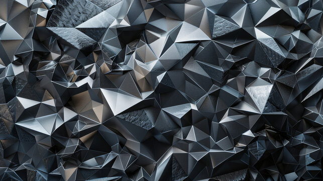 Triangle polygonal background crystal