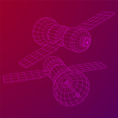 Space station communications satellite.