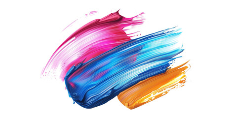 brush stroke of oil color.