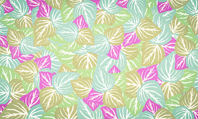 Fototapeta na wymiar colorful tropical leaves spring nature wallpaper background