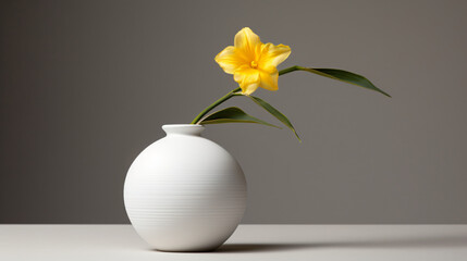 vase with a flower