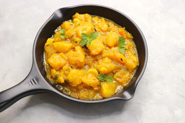 Pumpkin curry is a rich and aromatic dish made with tender pumpkin chunks cooked in a blend of...