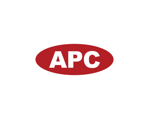 APC logo design vector template