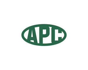 APC logo design vector template