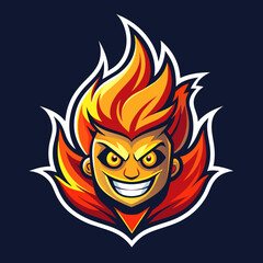 Flame Representing Passion and Energy