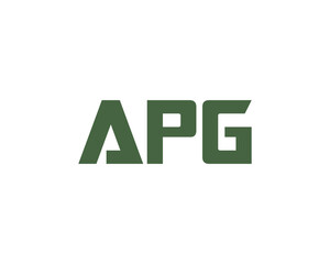 APG Logo design vector template