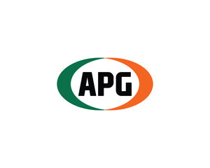 APG Logo design vector template