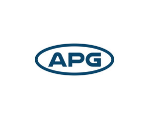 APG Logo design vector template