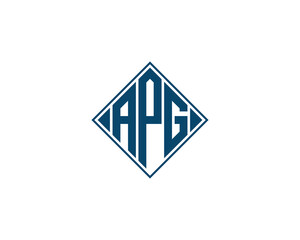 APG Logo design vector template