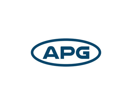 APG Logo design vector template