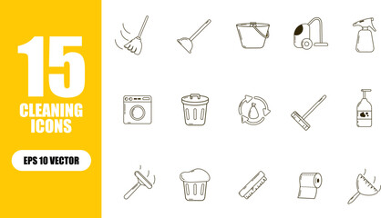 Cleaning Icon Collection