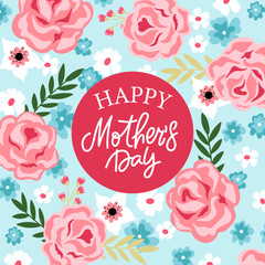 Happy Mothers Day card design