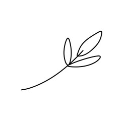 Obraz premium Floral ornament hand drawn