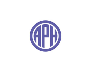 APH logo design vector template