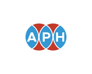 APH logo design vector template