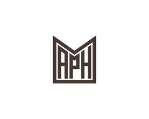 APH logo design vector template