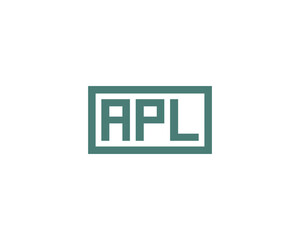 APL logo design vector template