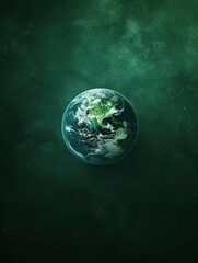 The earth day backgrpund concept poster, realistic, HD, copy space - generative ai